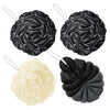 4 Pack Body Scrubber for Men and Women, Mesh Back Wash Skin Care Luffa